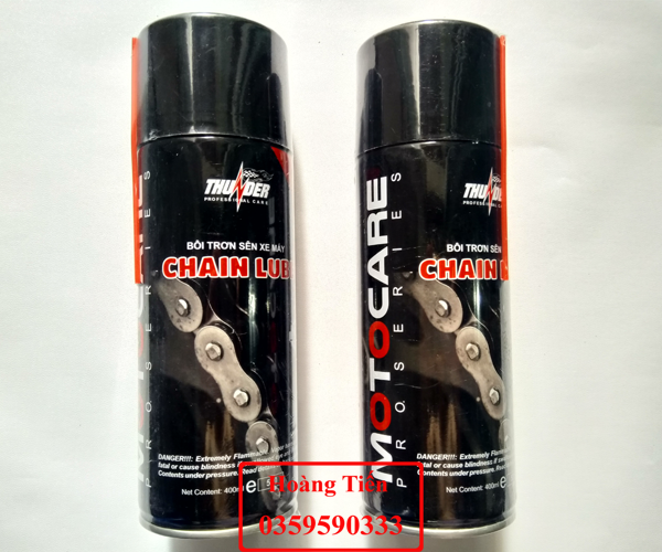 Chai bôi trơn dây sên chain lube 400ml